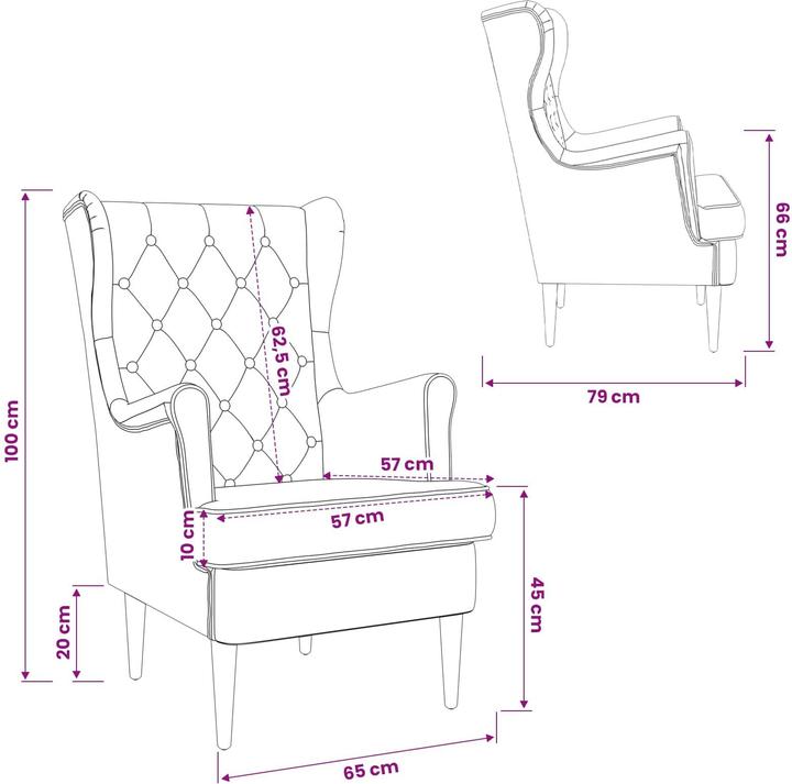 Produktbild vidaXL Sessel