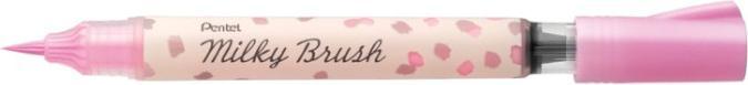 Actual product image Pentel Brush Pen Milky Brush Pink (1x)