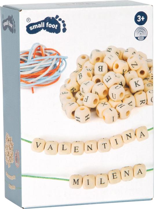 Actual product image small foot letter cube