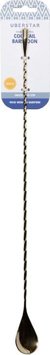 Produktbild Uberstar Barlöffel 40 cm gold (Barlöffel + Cocktailrührer)