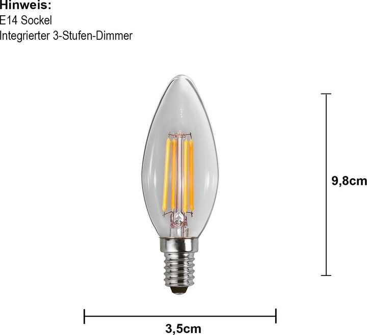 Image du produit Star Trading Sources lumineuses (E14, 4.20 W, 470 lm, 1 x, E)