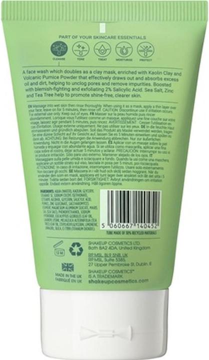 Actual product image Shakeup Gesichtsreinigung & Maske Let's Be Clear (Facial cleansing wipes)