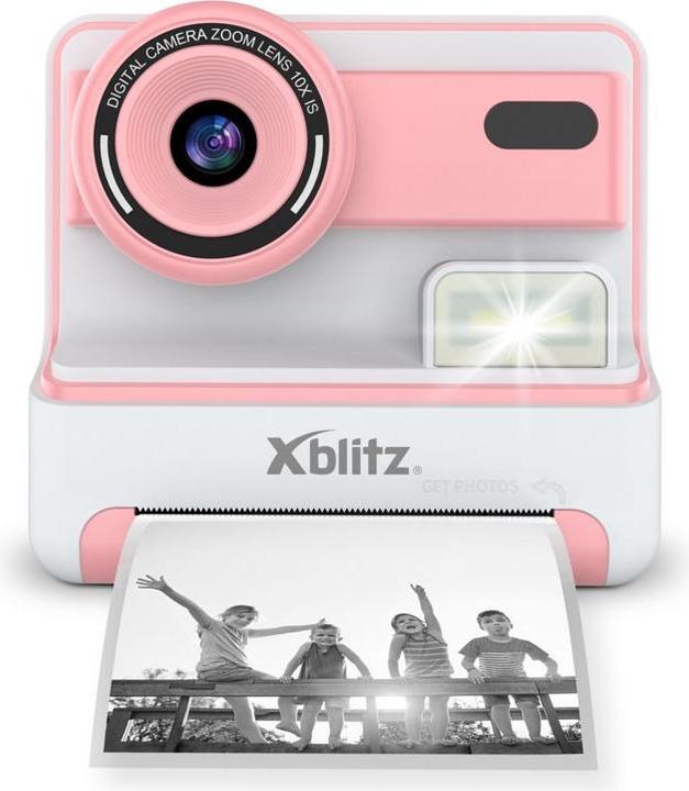 Produktbild Xblitz FLASH PINK Sofortbildkamera mit Thermodrucker für Kinder