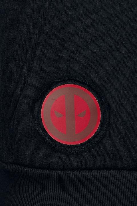Produktbild Deadpool Heat Logo - Black On Black (S)
