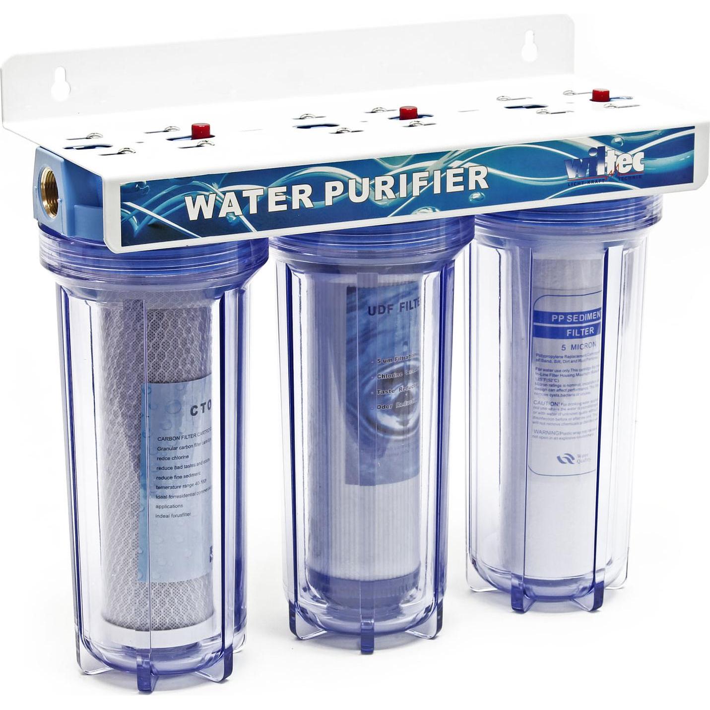 Thumbnail - Naturewater NW-PR103 3 Stufen Filter 5µ 20,67mm 1/2" Sedimentfilter Aktivkohle, Wasserfilter, Blau