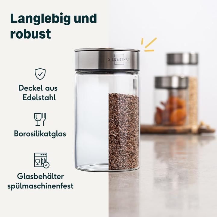 Produktbild Silberthal 4-teiliges Vorratsglas-Set