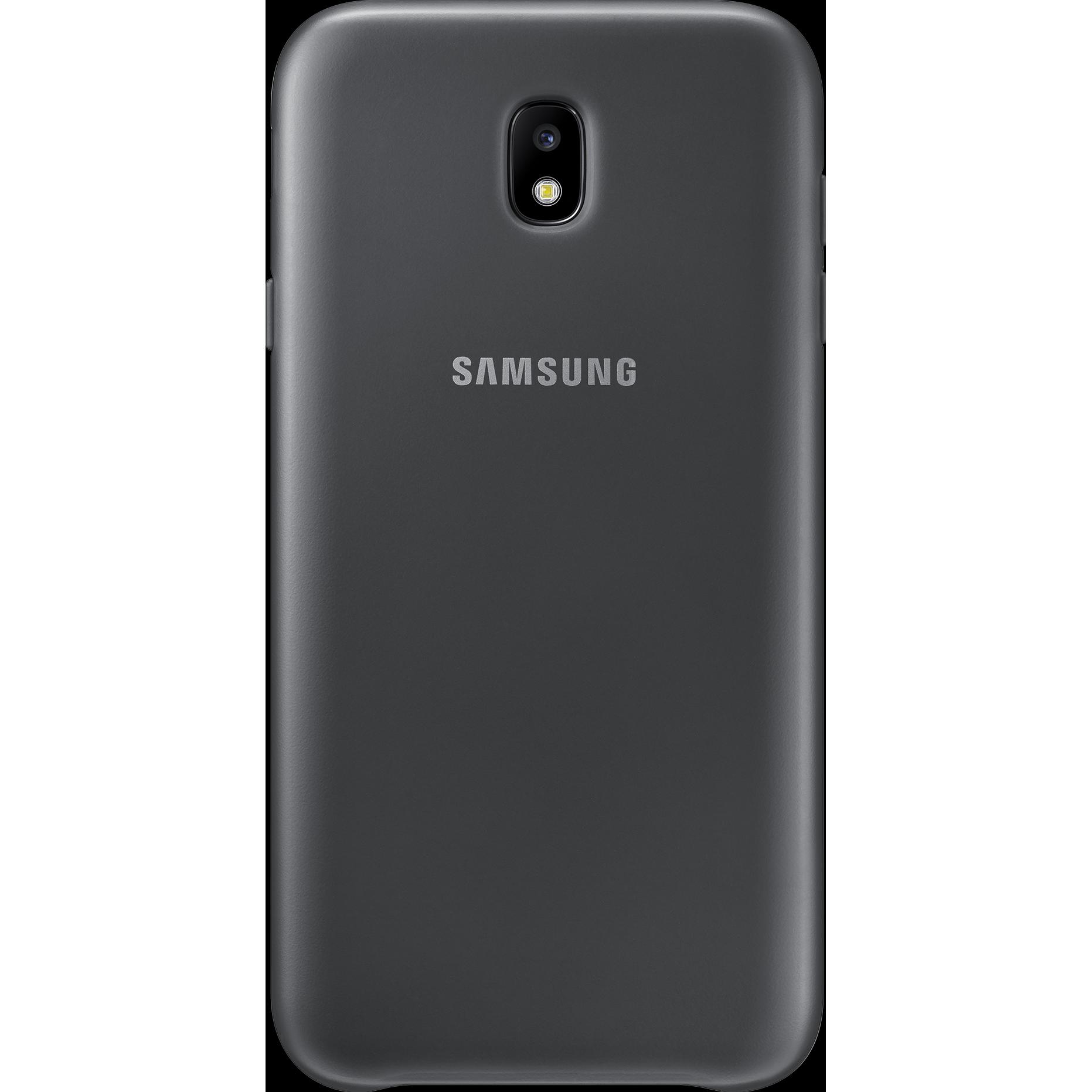 Samsung Dual Layer Cover (Samsung Galaxy J7 2017), Smartphone Hülle, Schwarz