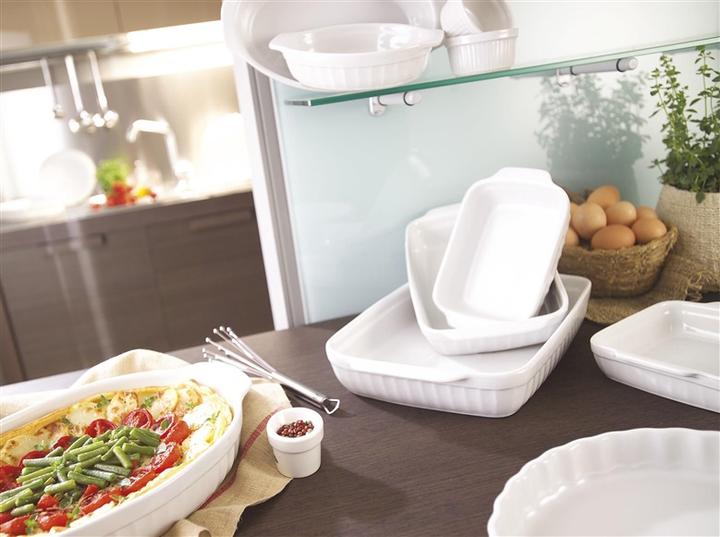 Actual product image Guardini BAKING TRAY 22X14CM C00TC4 CERAMIC OVAL