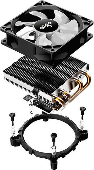 Produktbild Aigo CC94 CPU active cooling RGB (heatsink + fan 120x130) black