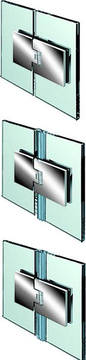Actual product image Pauli+Sohn Shower swing door hinges FLAMEA