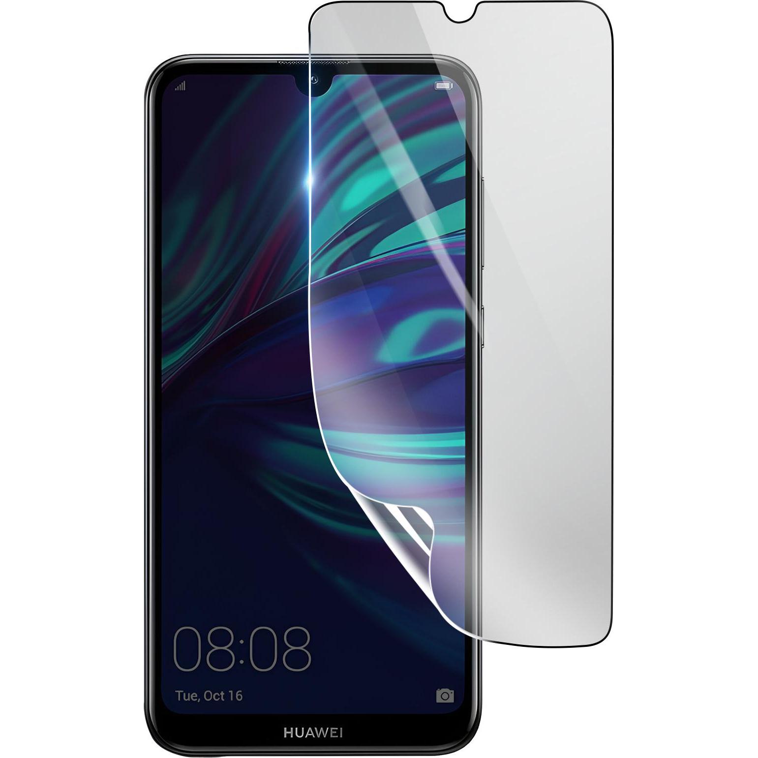 3MK Hydrogel Bildschirmfolie für Huawei Y7 2019 (1 Stück, Huawei Y7 (2019)), Smartphone Schutzfolie, Transparent
