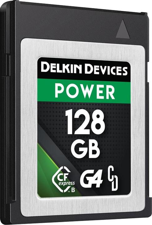 Image du produit Delkin POWER Cfexpress Type B G4 128GB R:1780MB/s W:805MB/s (128 Go, CFexpress type B)