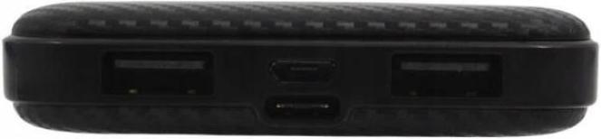 Actual product image Powermax 20000mAh thin carbon power supply charger 2x USB 2.1A