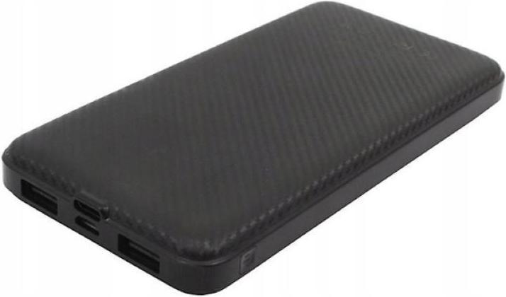 Actual product image Powermax 20000mAh thin carbon power supply charger 2x USB 2.1A