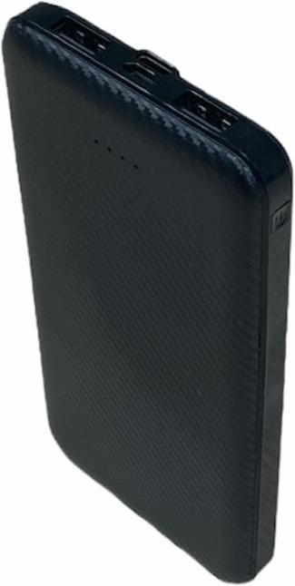 Actual product image Powermax 20000mAh thin carbon power supply charger 2x USB 2.1A