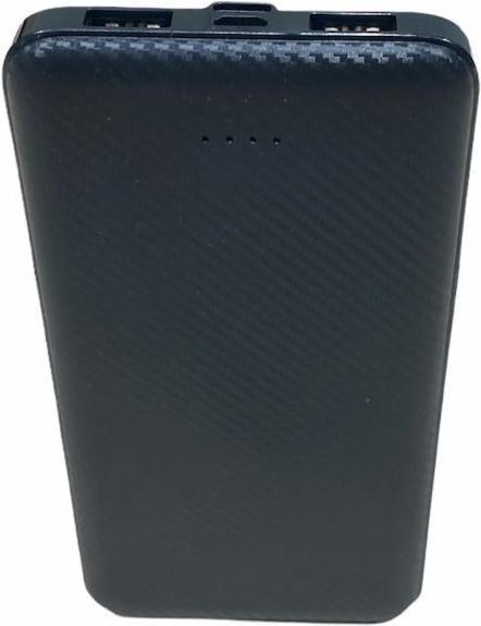 Actual product image Powermax 20000mAh thin carbon power supply charger 2x USB 2.1A