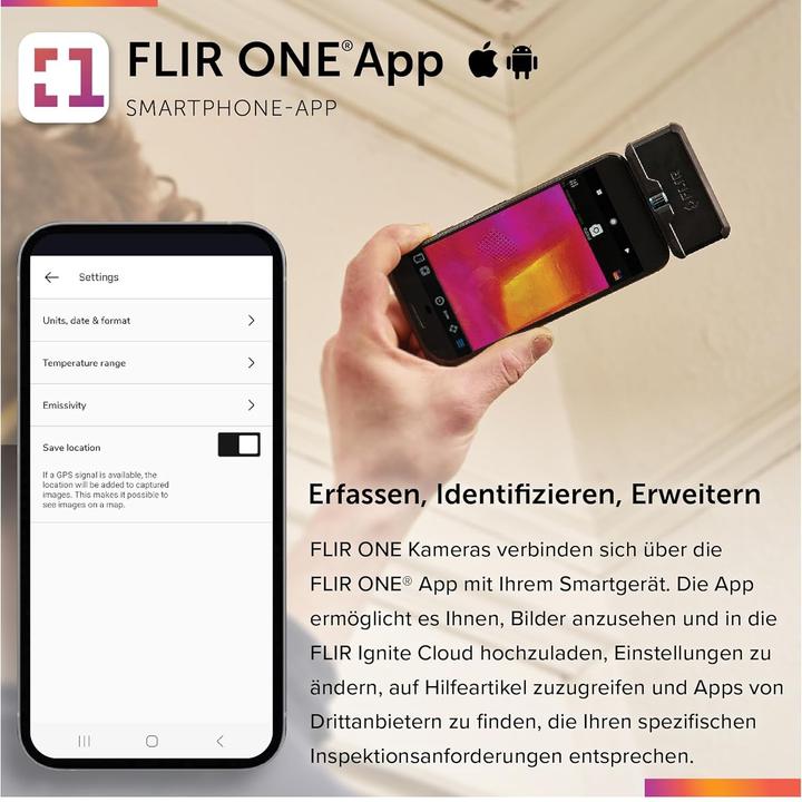 Actual product image Flir One Pro iOS Lightning