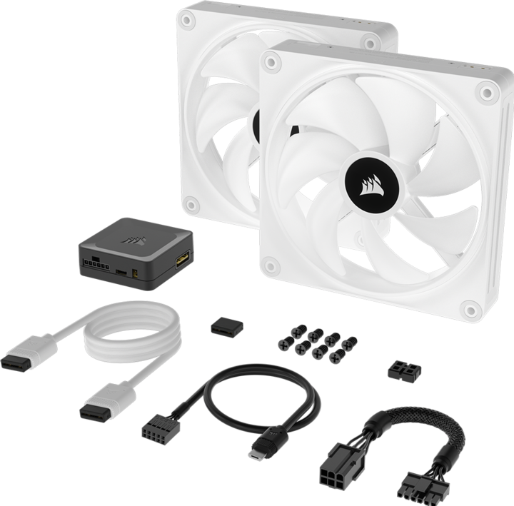 Actual product image Corsair Icue Link QX140 (140 mm, 2 x)