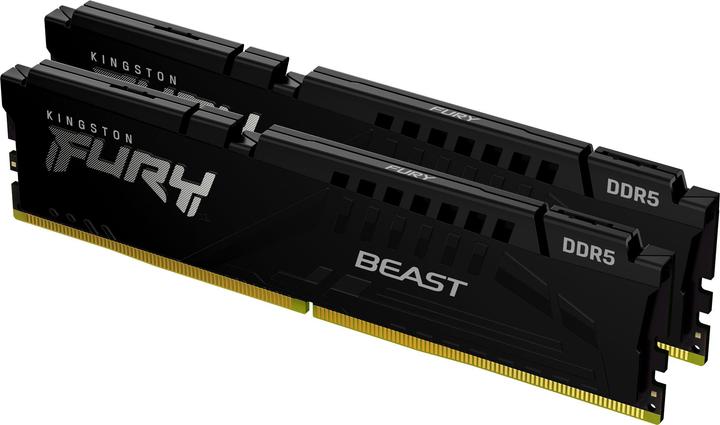 Actual product image Kingston Fury Beast" atmintis, DDR5, 16 GB, 4800 MHz, CL38 (KF548C38BBK2-16) (4800 MHz, DDR5-RAM, DIMM)