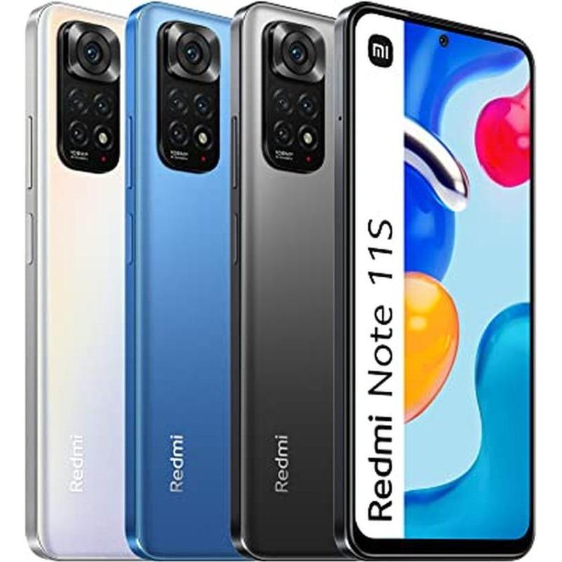 Xiaomi Note 11S (64 GB, Twilight Blue, 6.43", Dual SIM, 3G), Smartphone, Blau