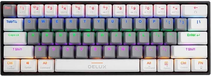 Actual product image Delux KM33 keyboard (English-international, Cable)