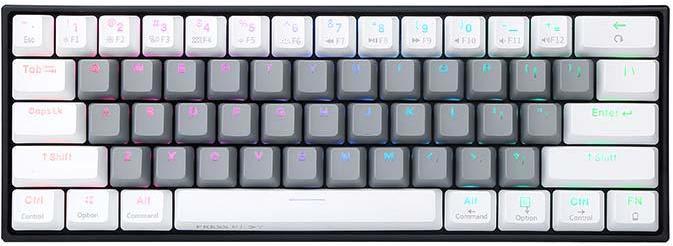Actual product image Delux KM33 keyboard (English-international, Cable)