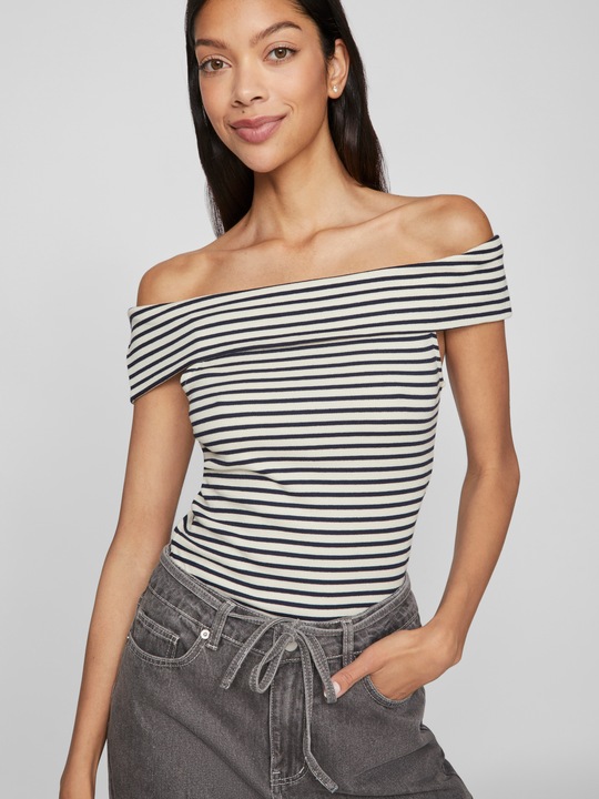 Produktbild Vila Gestreiftes Off Shoulder Top (L)