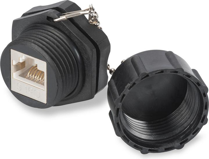 Actual product image Digitus CAT 6 Industrial Keystone Module (Network coupling)