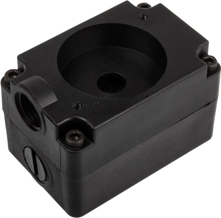 Actual product image Alphacool Ice station 40 DC-LT pump attachment with compensation tank