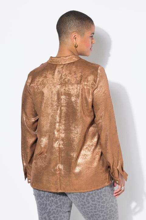 Immagine prodotto Studio Untold Hemdbluse, Boxy Shape, Copper-Coating (42, 44)