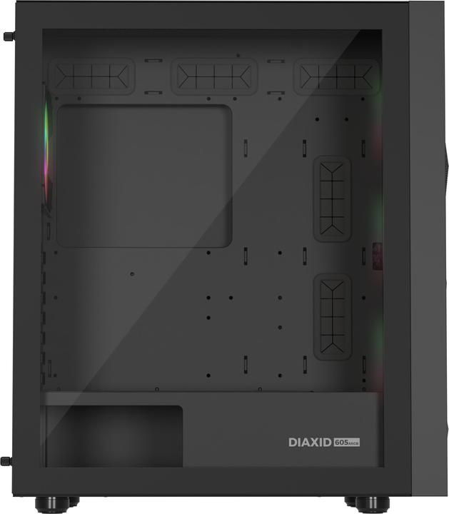 Image du produit Genesis Obudowa Diaxid 605 ARGB czarna (NPC-2172) (ATX, mATX, Mini-ATX)