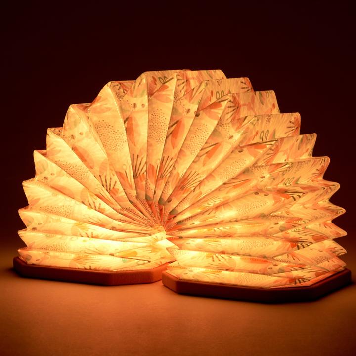 Actual product image Gingko Velvet Accordion Lamp (450 lm)