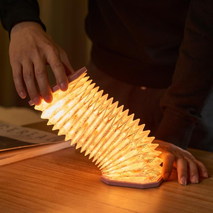Actual product image Gingko Velvet Accordion Lamp (450 lm)