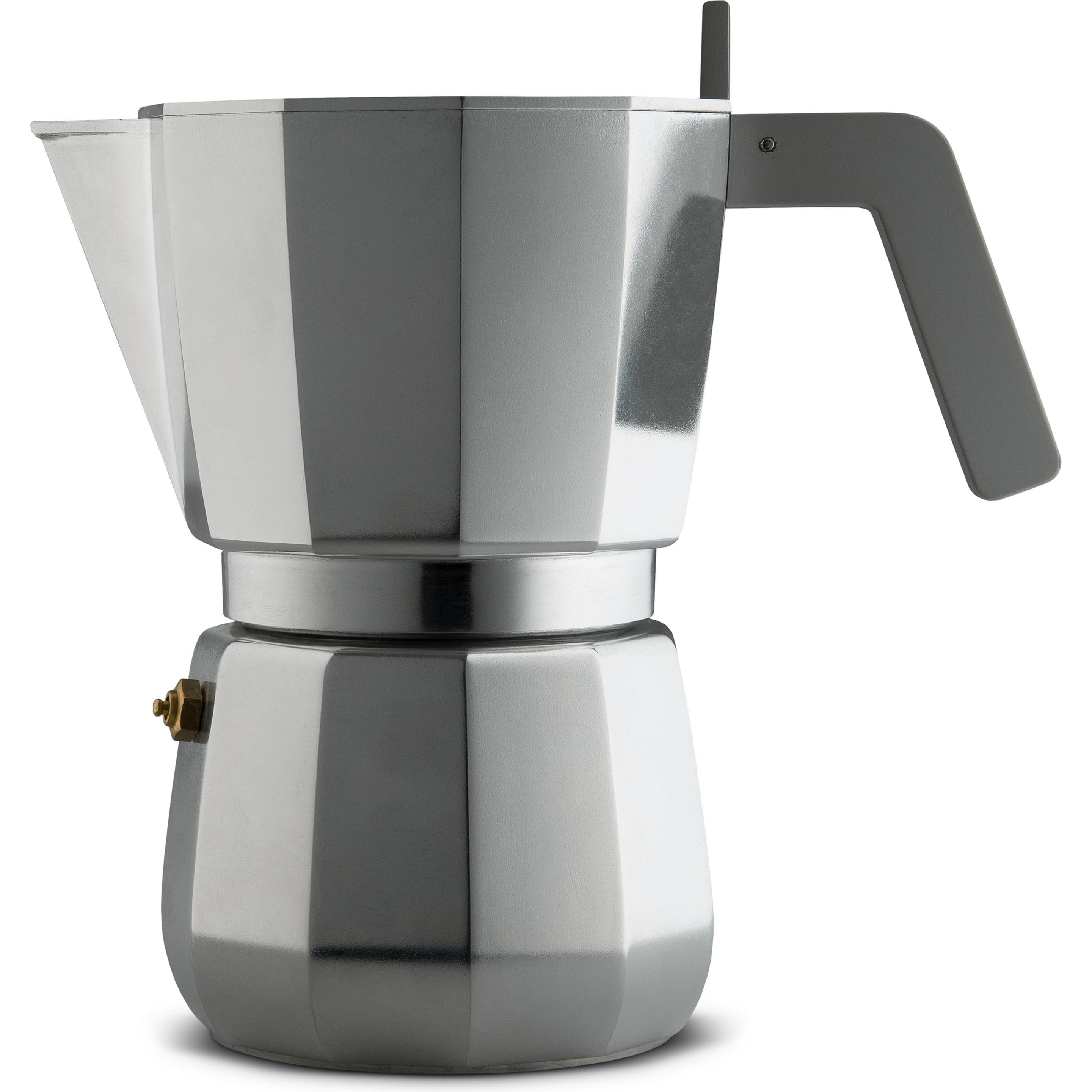Alessi Moka, Espressokocher, Silber