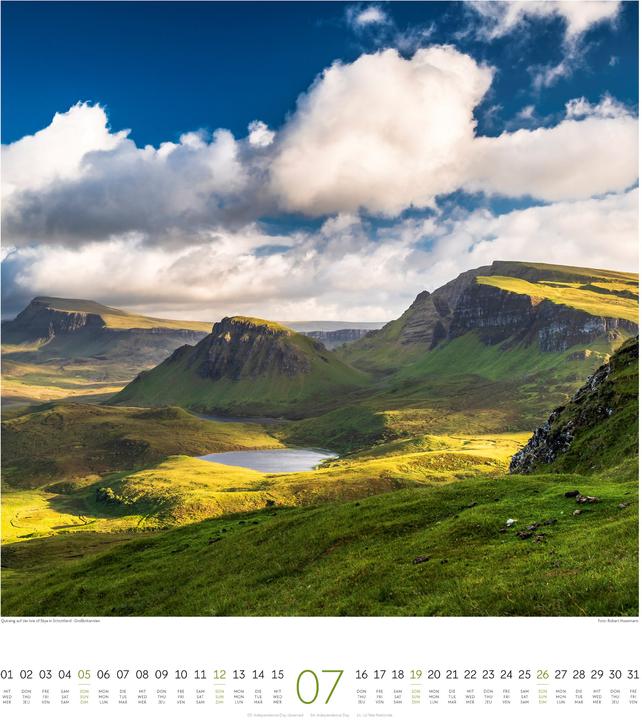 Image du produit Lichtblicke Kalender 2026 (48 x 54 cm, Couverture rigide, Allemand, Anglais, Français)