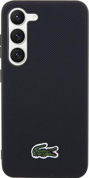 Produktbild Lacoste LCHCS23SPVCK S23 S911 czarny/black hardcase Iconic Petit Pique (Samsung Galaxy S23)