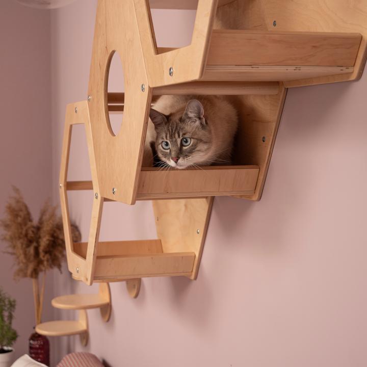 Produktbild Wowhelperco Kletterwand für Katzen (Natur)