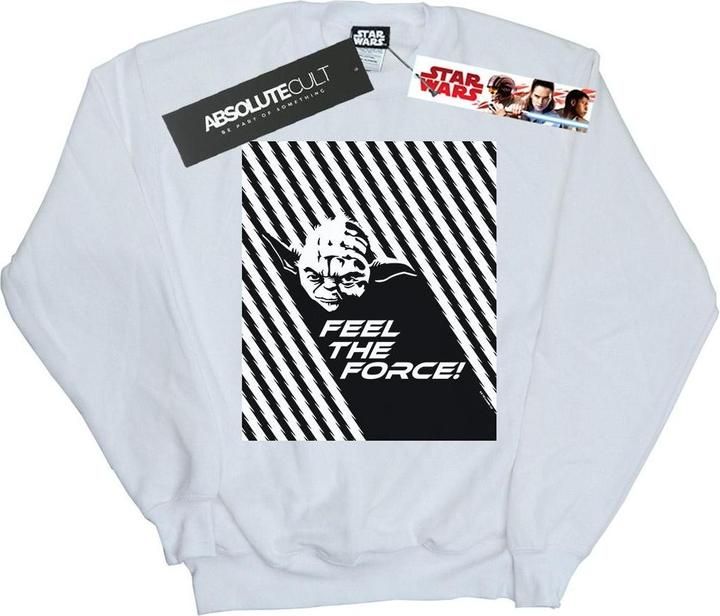 Actual product image Star Wars Mens Yoda Feel The Force Sweatshirt (XXL)