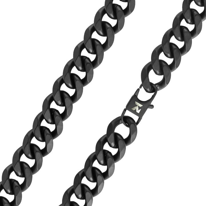 Produktbild K12 - Black Cuban Chain - 15 mm (Chirurgenstahl 316L)