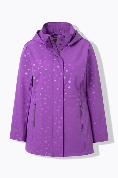 Actual product image Ulla Popken HYPRAR Star Print Softshell Jacket (60)