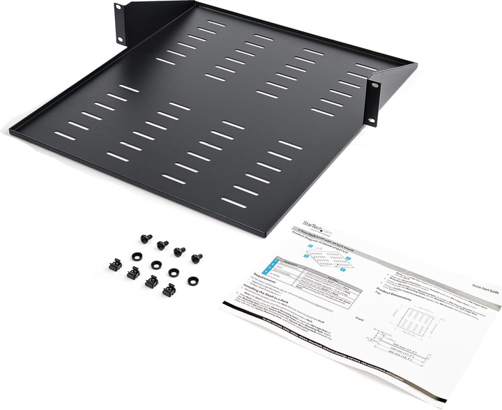 Actual product image StarTech .com 2 Post Server Rack Shelf