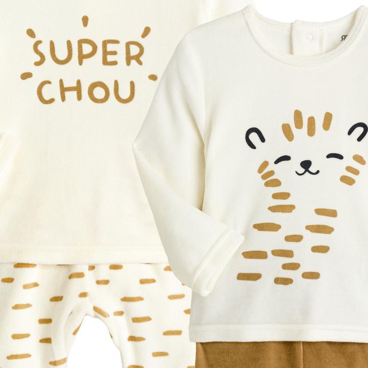 Produktbild La Redoute Collections 2er-Pack Pyjamasaus Samt (62)