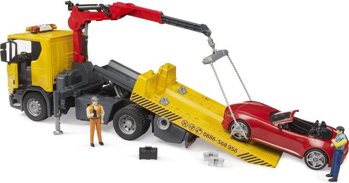 Produktbild Bruder Scania Super 560R Abschlepp-LKW m. L+S Modul + Roadster