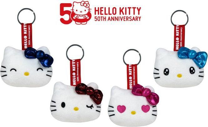 Actual product image Play by Play PBP Hello Kitty plush key ring, 7 cm, (Assorted - 1 piece)