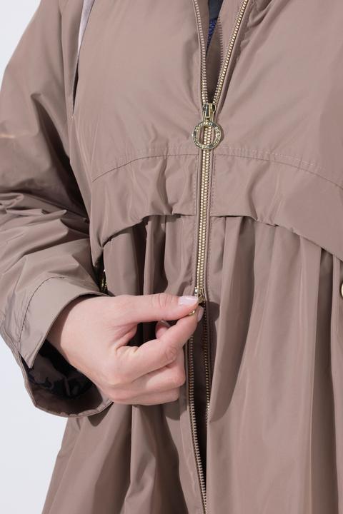 Actual product image Ulla Popken Curved Cross Seam Rain Coat