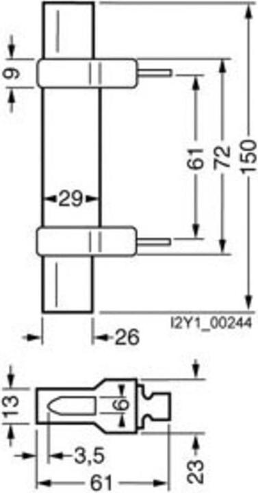 Nährwerte und Zutaten Siemens NH-Trennmesser Serie 3NG1 Grösse 2 (400 A)