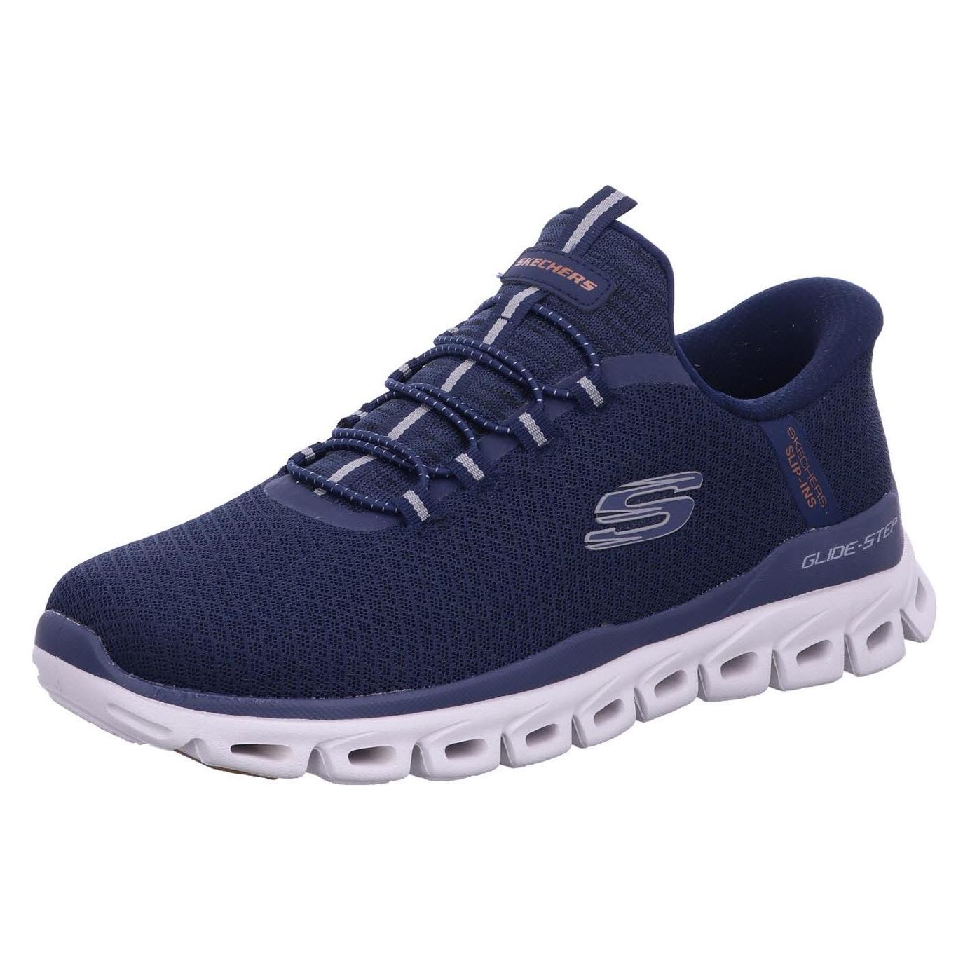 Skechers, Mannen, Sneakers, Slip-Ins™ Glide-Step - Noxus - Lifestyle Schuhe - Herren, Blauw, (42)