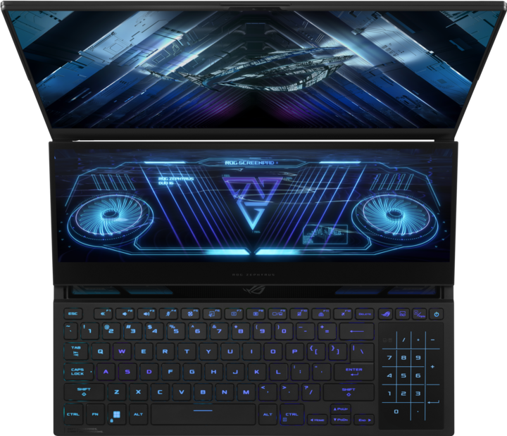 Produktbild ASUS ROG Zephyrus Duo 16 (16", AMD Ryzen 9 7945HX, 32 GB, 1000 GB, DE)