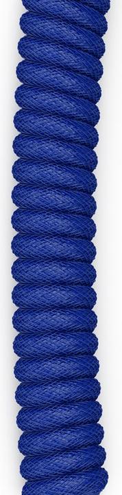 Actual product image Glorious PC Gaming Race Coiled Cable Cobalt, USB-C to USB-A Coiled Cable (1.37 m, USB 2.0)