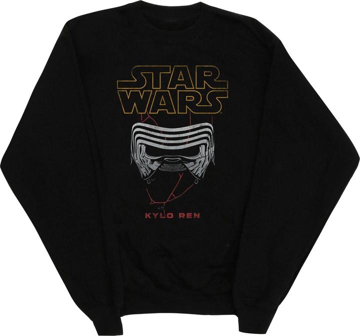 Actual product image Star Wars Girls Kylo Helmet Sweatshirt (140, 146)